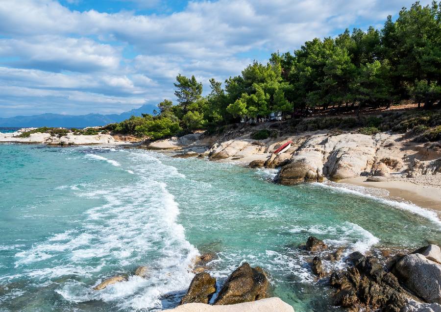 Портокали плажа, плажа во Грција